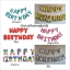 เซ็ตลูกโป่งฟอยล์ข้อความ HAPPY BIRTHDAY