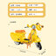 Balody 21060-21063 Motorcycle Scooter Vespa