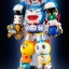 Chogokin Cho gattai SF Robot Fujiko F. Fujio Characters by Bandai (มือสอง สภาพ 90%)