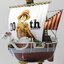 CHOGOKIN GOING MERRY -ONE PIECE 20TH ANNIVERSARY PREMIUM COLOR VER.- by Bandai (มือ1 แกะเชค มีตำหนิระเบียงหักจากโรงงาน)