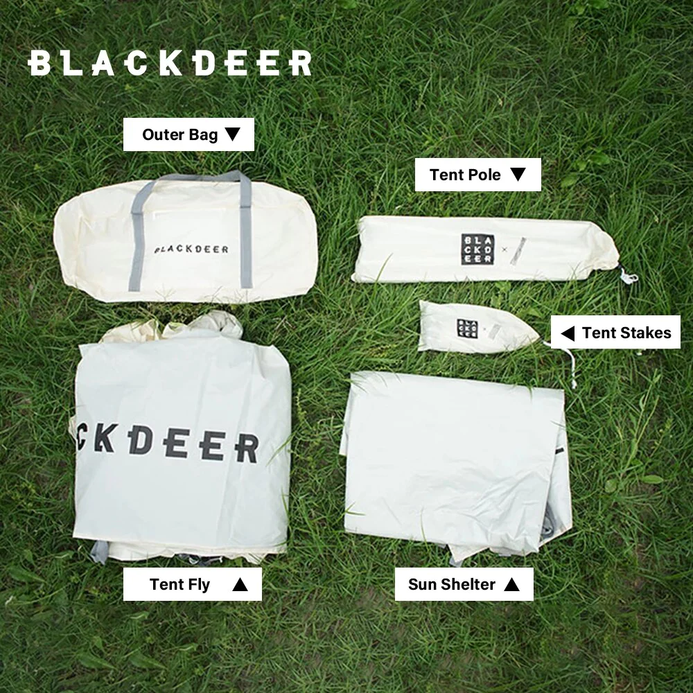 Blackdeer Teepee Tent with Tarp