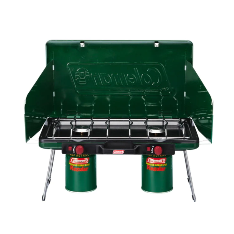 เตาแก๊ส 2 หัว Coleman JP Powerhouse LP 2-Burner Stove Green